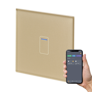 Crystal+ Touch WIFI Switch 1G - Brass